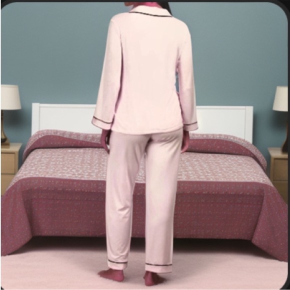 NWT Born Pajama Set Extra Soft Pink/Black Sizes Available S, M, L, XL